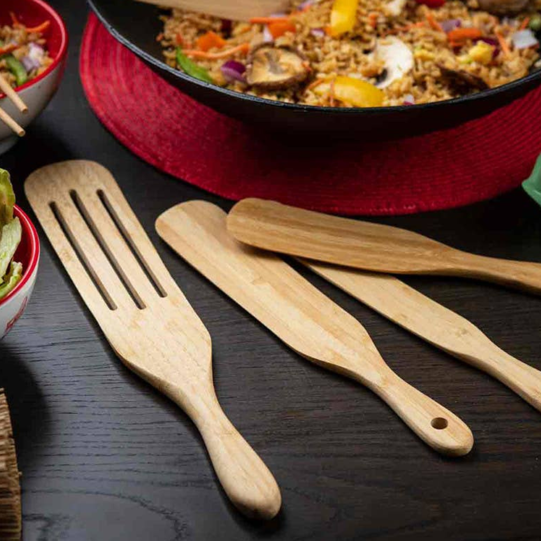 Spurtle Spatulas (Set of 5) - Bamboo
