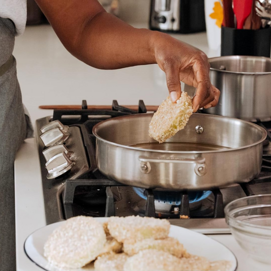 Stainless Clad Rondeau with Lid - 6 Qt