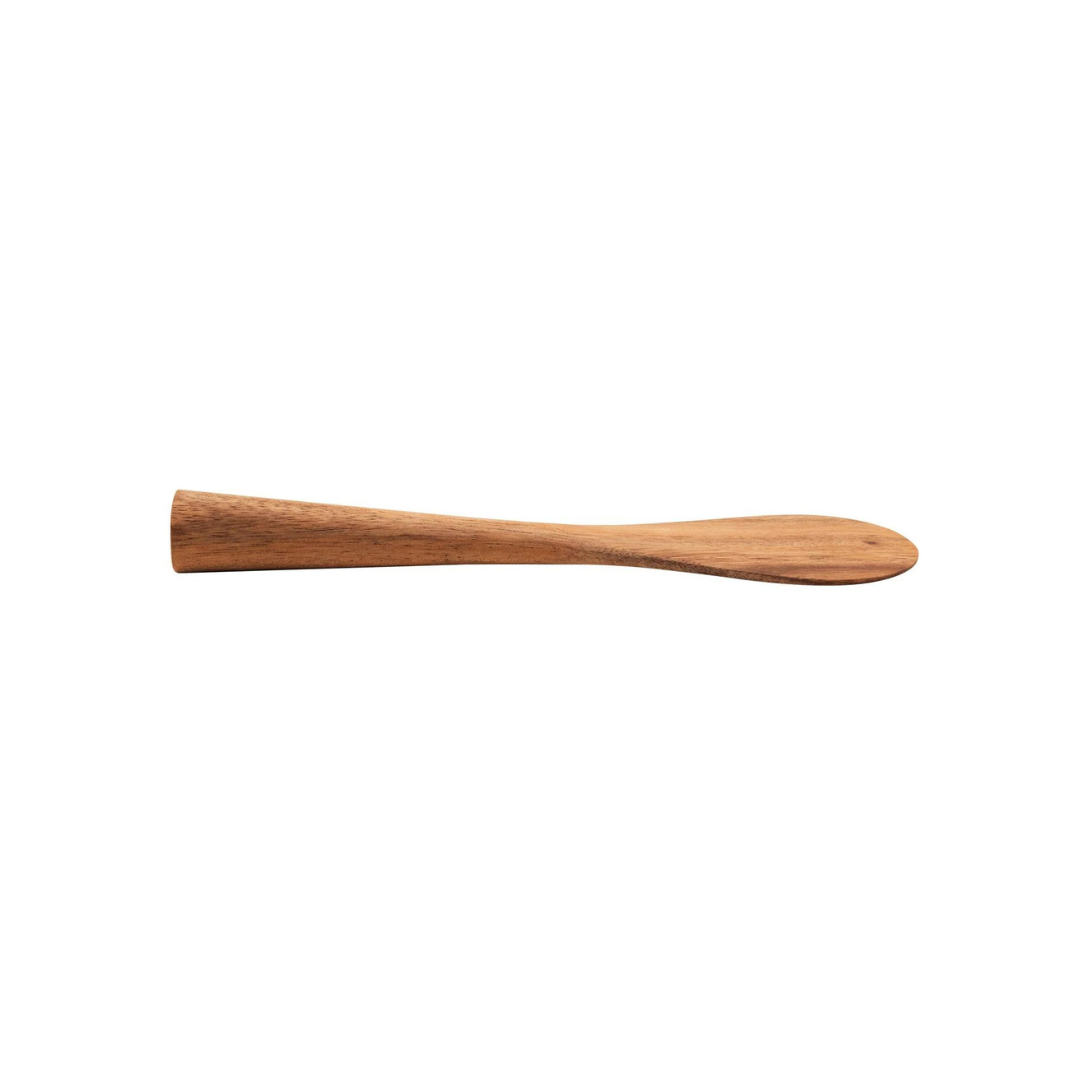 Creative Co-Op Standing Hand Carved Acacia Wood Spatula