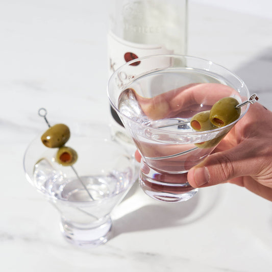 Viski’s stemless martini glasses offer a glamorous, modern take on cocktail presentation, perfect for elevating any gathering. Known for sophistication and expert craftsmanship, Viski curates high-end glassware, barware, and wine accessories designed to enhance your entertaining.