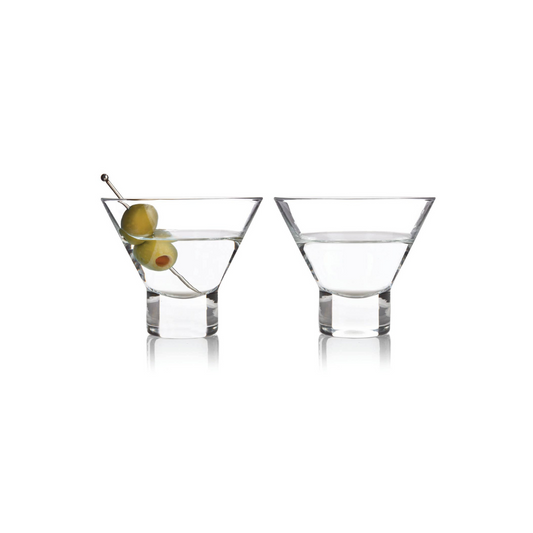 Viski’s stemless martini glasses offer a glamorous, modern take on cocktail presentation, perfect for elevating any gathering. Known for sophistication and expert craftsmanship, Viski curates high-end glassware, barware, and wine accessories designed to enhance your entertaining.