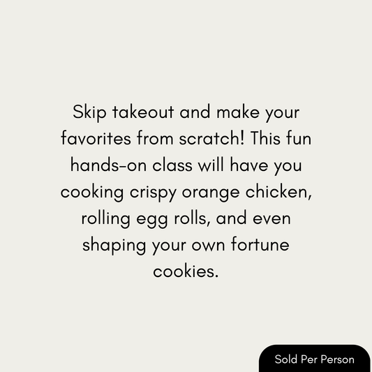 Taste of Asia - Orange Chicken - 6 PM, Thursday, December 4th, 2025