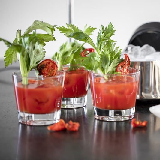 These popular, versatile glasses are perfect for everything from refreshing iced drinks to small starters and salads. The clean, modern design and practical size make them easy to stack and store, while their sturdy build and grip ensure a reliable choice for any occasion. Whether you're serving up cocktails or enjoying an afternoon iced tea, these tumblers fit seamlessly with any tableware and cutlery.