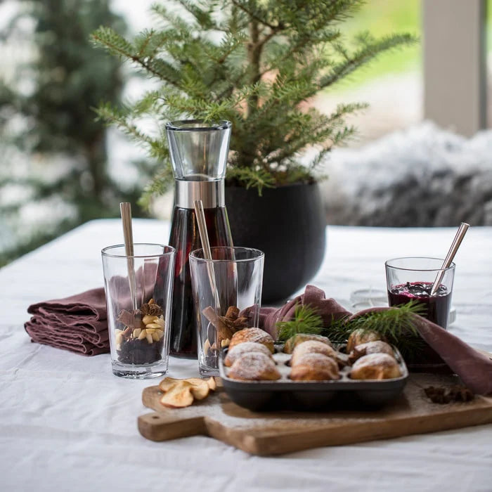 Made from tempered lead-free glass, these tall, simple café glasses are perfect for everything from your morning coffee to an indulgent moment with a hot chocolate, latte, or tea. Whether you're sipping a cozy drink or serving up a little indulgence, these tumblers elevate every moment.
