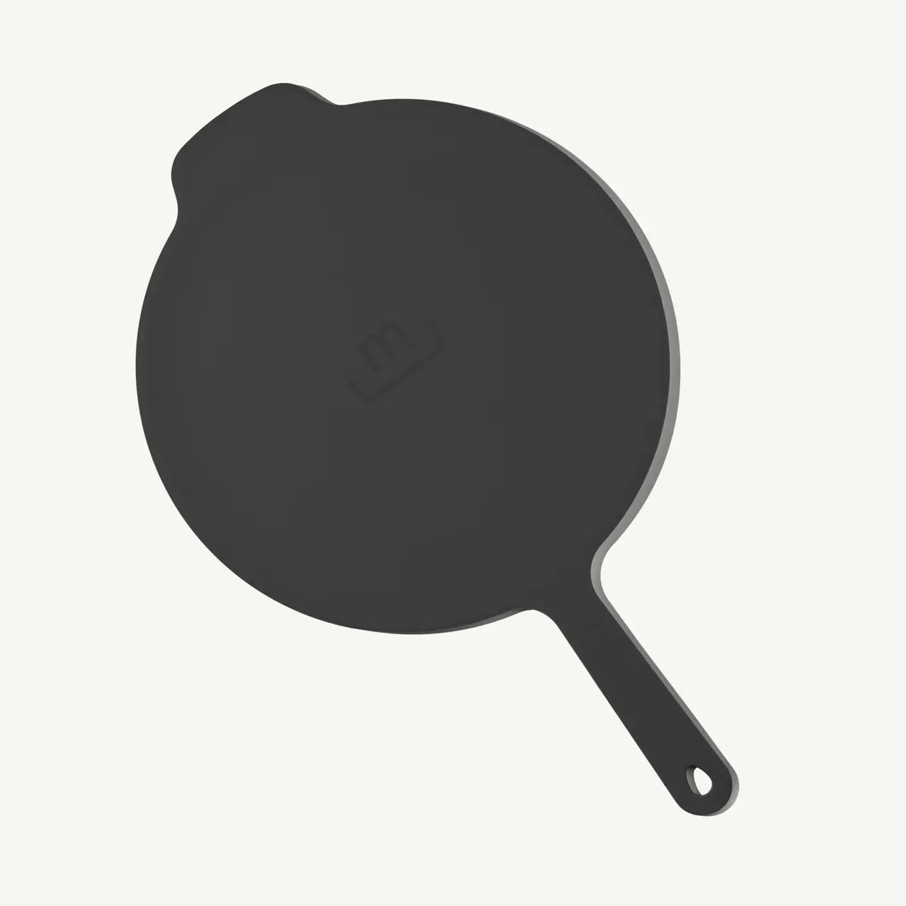 Made In Universal Frying Pan Lid in Grey! Designed to fit every size of Made In Stainless Steel, Carbon Steel, and Non Stick Frying Pans—plus the Made In Wok—this sleek, all-in-one solution helps you simmer, fry, and keep food warm with ease. Crafted with a durable stainless steel interior and a silicone exterior, it grips securely onto your pan while doubling as a trivet to protect your counters.