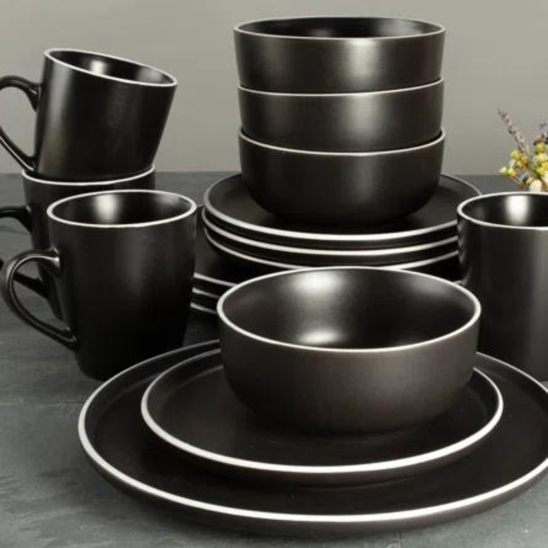 Tempo Dinner Plate - Onyx