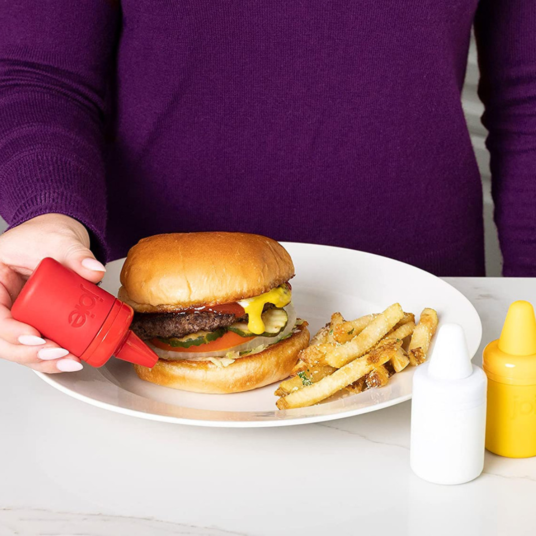 Mini Condiments Squeeze Bottles (3 Pieces Set)