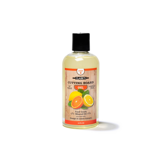 CLARK’S Cutting Board Oil (12 oz) – Citrus Scented