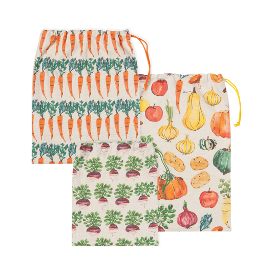 Veggie Stand Produce Bags (Set of 3)
