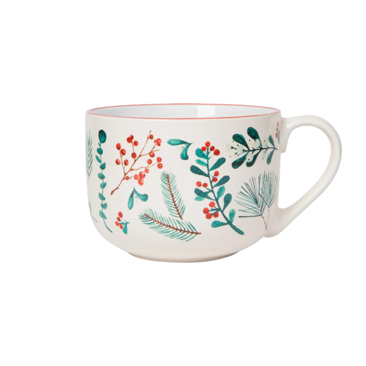 Latte Mug (23 oz) - Winterberry