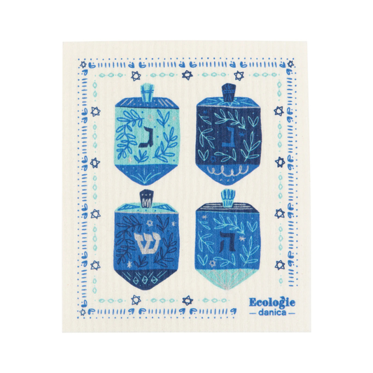 Swedish Sponge Cloth - Dreidels