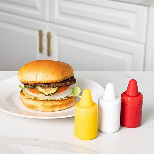 Mini Condiments Squeeze Bottles (3 Pieces Set)