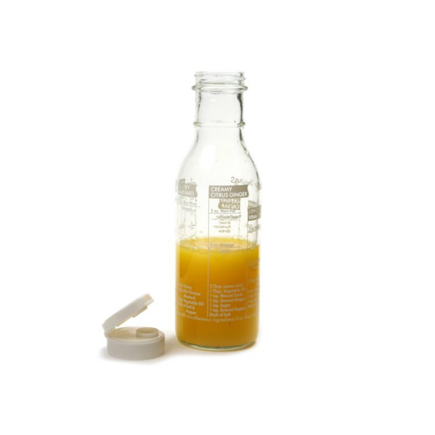 Salad Dressing Shaker – 11oz Glass Bottle