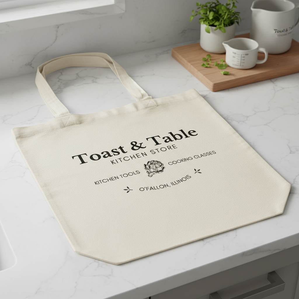 Toast & Table Tote Bag