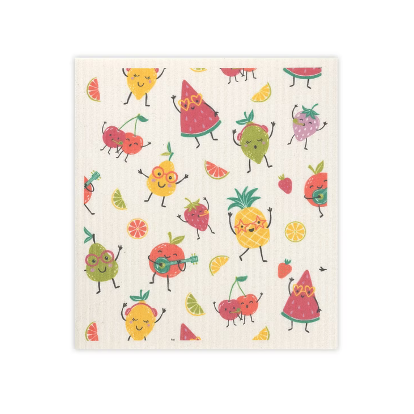 Sponge Cloth - Funny Fruits