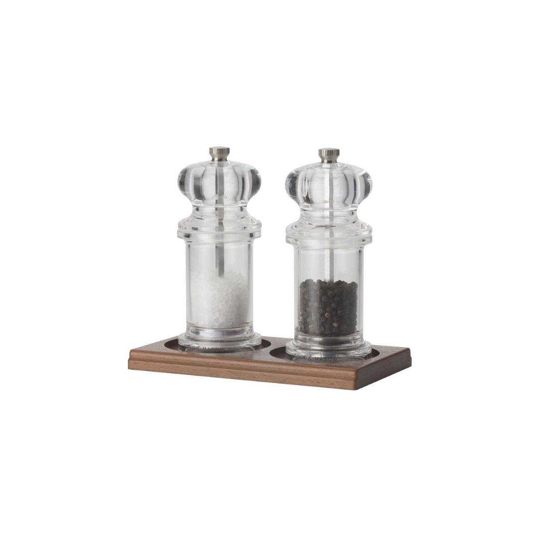 Keep your kitchen surfaces clean and stylish with this versatile wooden tray, designed to catch spills and prevent mess. Perfect for a variety of Cole & Mason salt and pepper mills or oil and vinegar bottles, its simple yet elegant design complements both classic and contemporary styles.