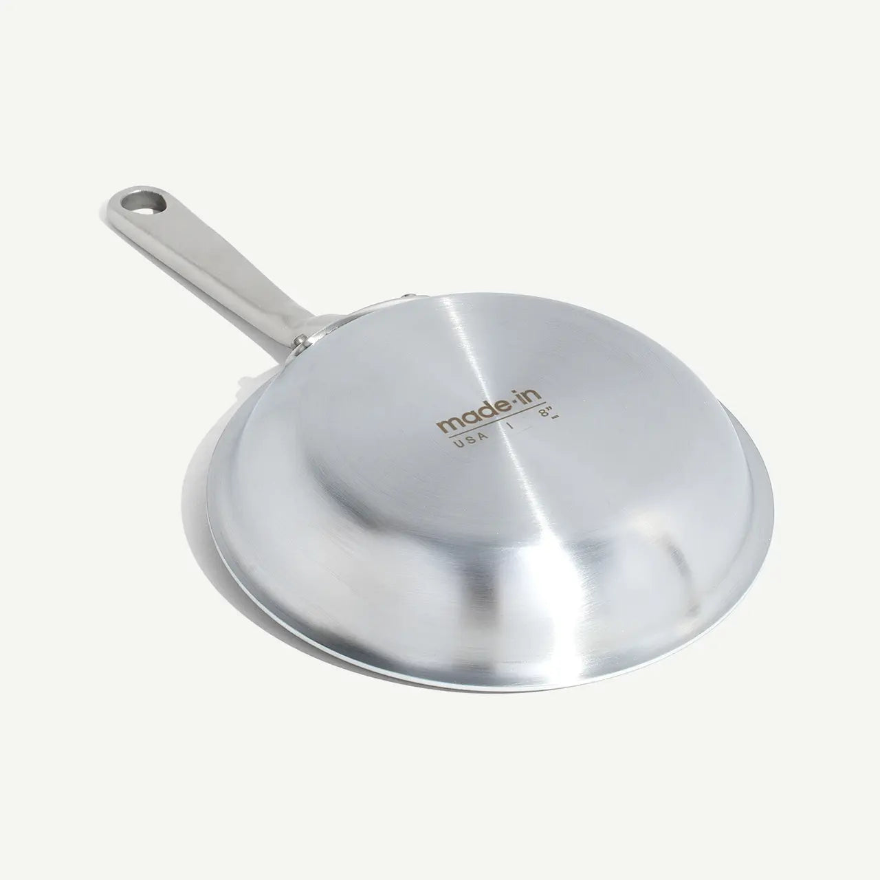 the CeramiClad™ Frying Pan combines the even and responsive heat control of our award-winning 5-Ply Stainless Clad Cookware with a proprietary Non-Stick ceramic coating. Simple to use and just as simple to maintain, our American-made ceramic coating is made without PFAS, PFOA, PTFE, lead, and cadmium, making for a clean staple that'll last longer than lower-cost counterparts.