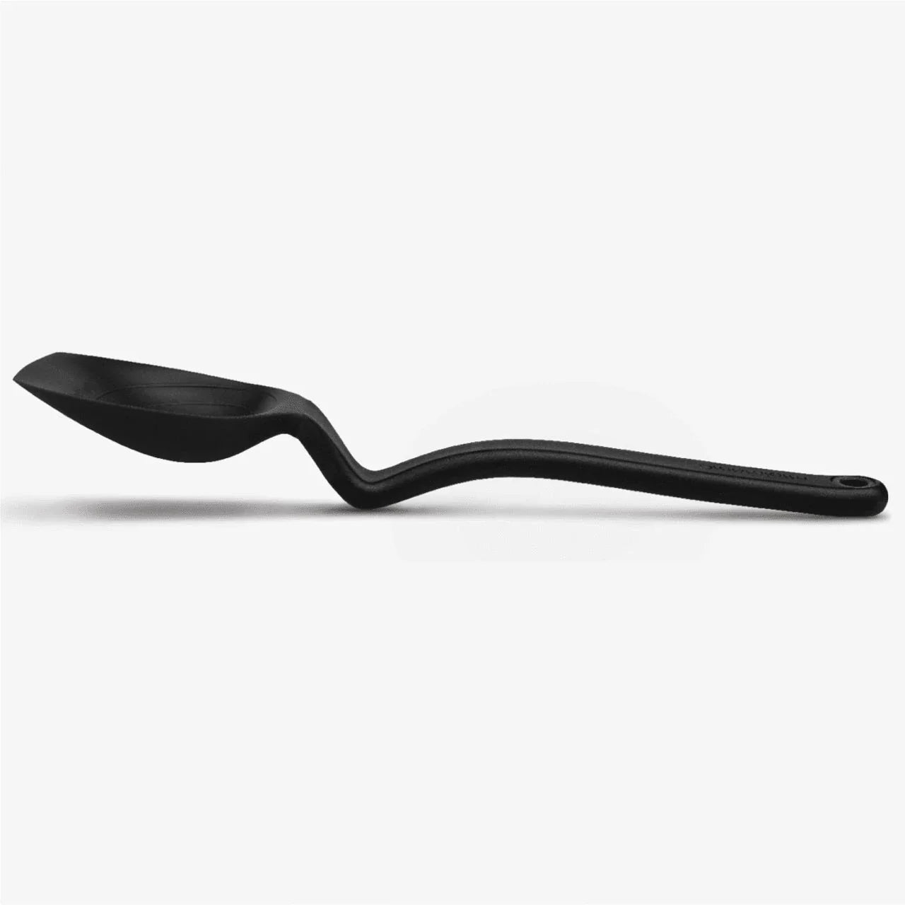 Supoon is the world’s best cooking spoon. It has a flat squeegee tip and flexible sides to scrape your pan or bowl clean, a deep scooping head, measures teaspoons and tablespoons, and its clever handle design is like having a built-in spoon rest so your Supoon’s head sits up off your bench.