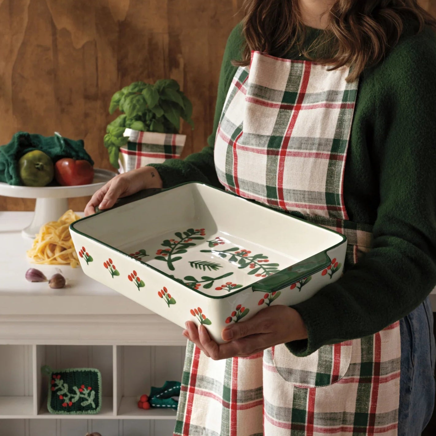 Apron - Noel Plaid