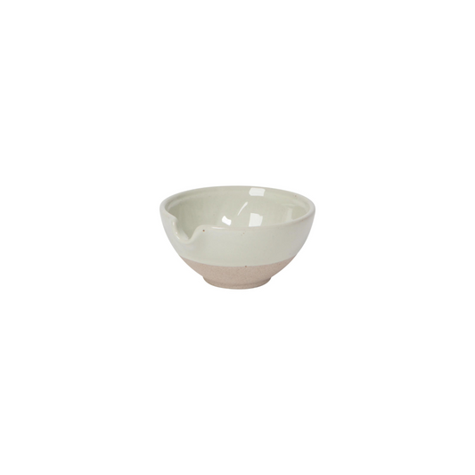 Mini stoneware bowls comes with easy-pour spout and in a set of three. Beautiful stone colors to match any kitchen setting.