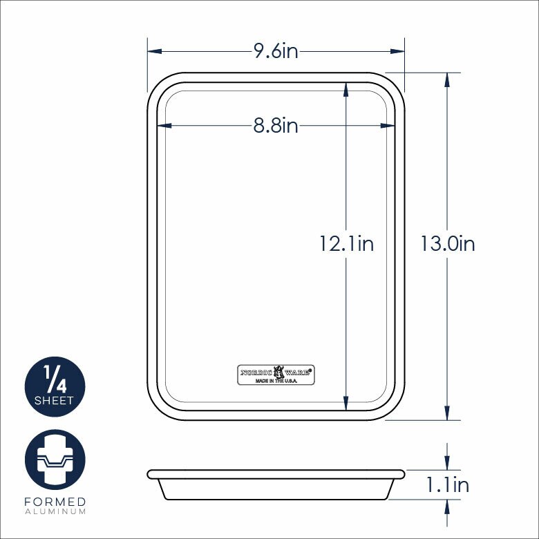 Quarter Sheet Baking Pan