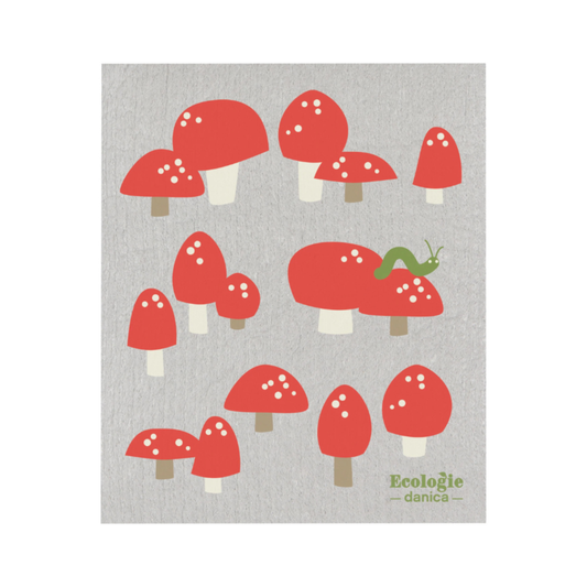Swedish Sponge Cloth - Totally Toadstool