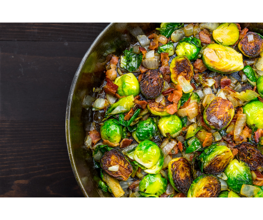 Fig Glazed Roasted Brussel Sprouts aka Figgy Sprouts!