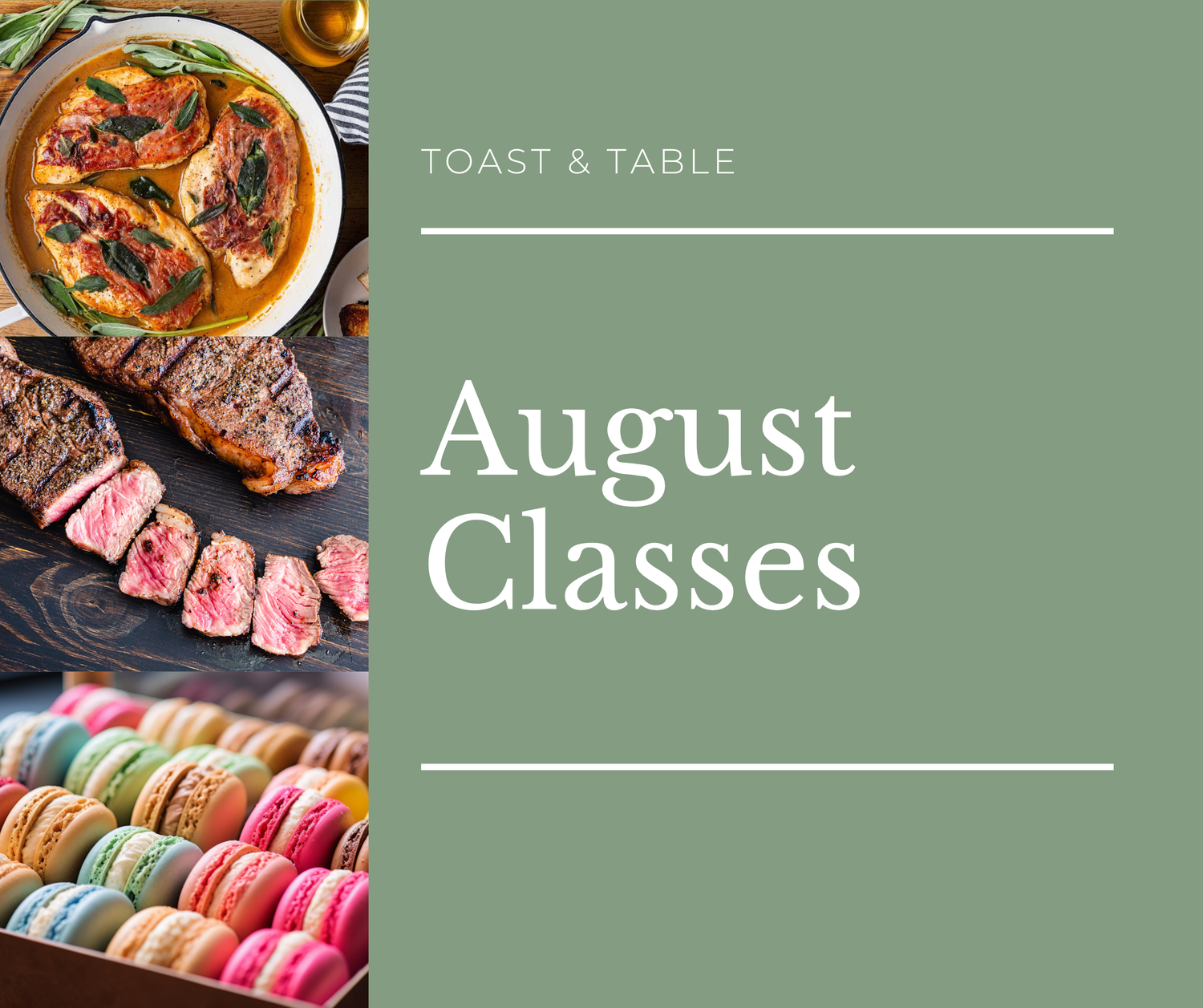 August Classes