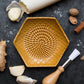 Ceramic Grater Set - Golden Brown- 3 Piece Set