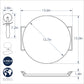 Round Pizza Stone Set - 13"