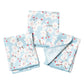 Mighty Mini Towel (Set of 3) Reversible - Cherry Blossom: Meadow Green