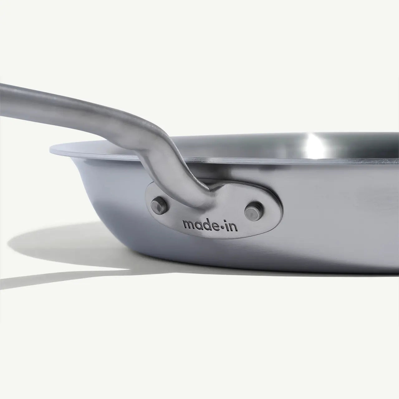 Crafted in Italy, our Stainless Clad Cookware is constructed from 5 layers of metals for improved heat conduction. This prevents stuck-on messes and ensures the 5-ply construction cleans up in seconds.