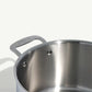 Crafted in Italy, our Stainless Clad Cookware is constructed from 5 layers of metals for improved heat conduction. This prevents stuck-on messes and ensures the 5-ply construction cleans up in seconds.