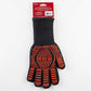 Grilling Gloves Set - Black/Red