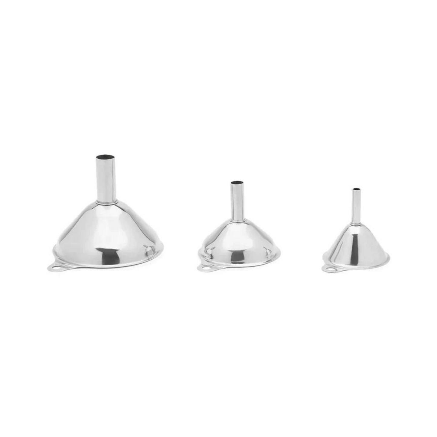 Stainless Steel Funnel - 3 Piece Set