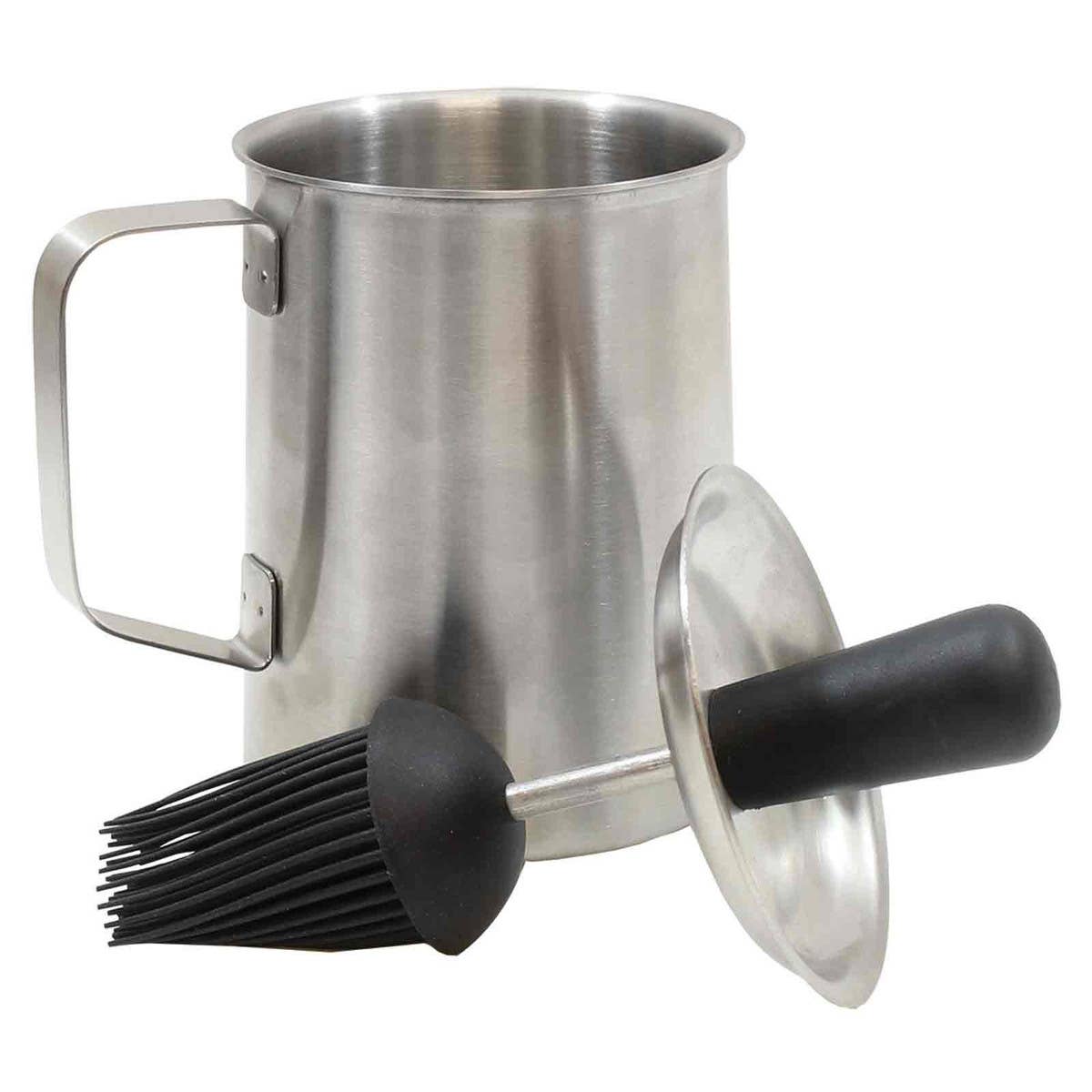 Sauce Pot with Silicone Basting Brush