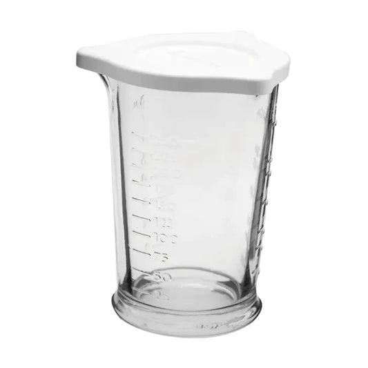 Triple Pour Measuring Glass with Lid - 8 Ounce