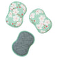 RE:usable Sponges (Set of 3) -  Cherry Blossom: Meadow Green