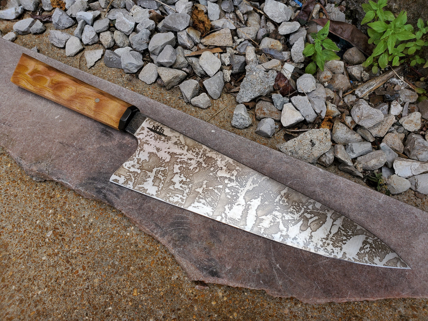 NHB Custom Chef's Knife - 10 inch -  Peanut