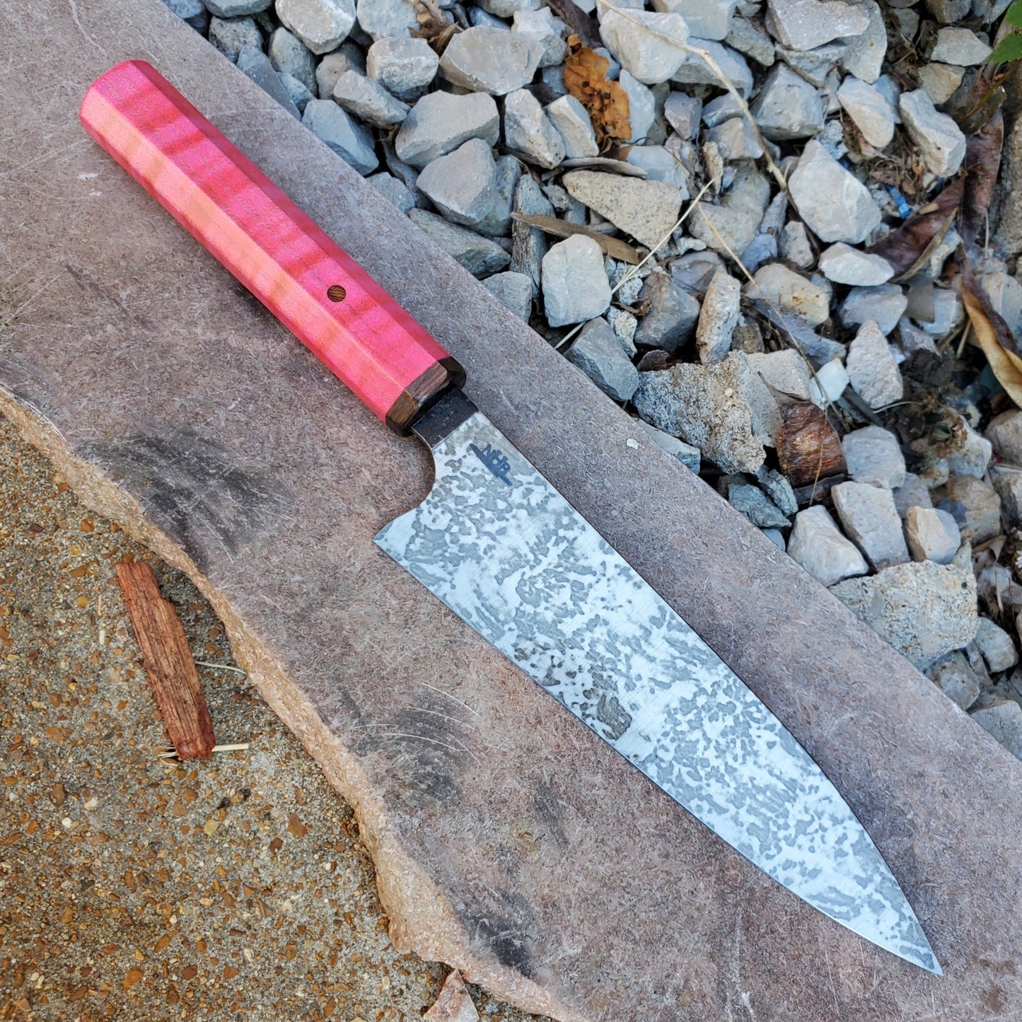 NHB Custom Knife - 6 inch - Dragon Fruit