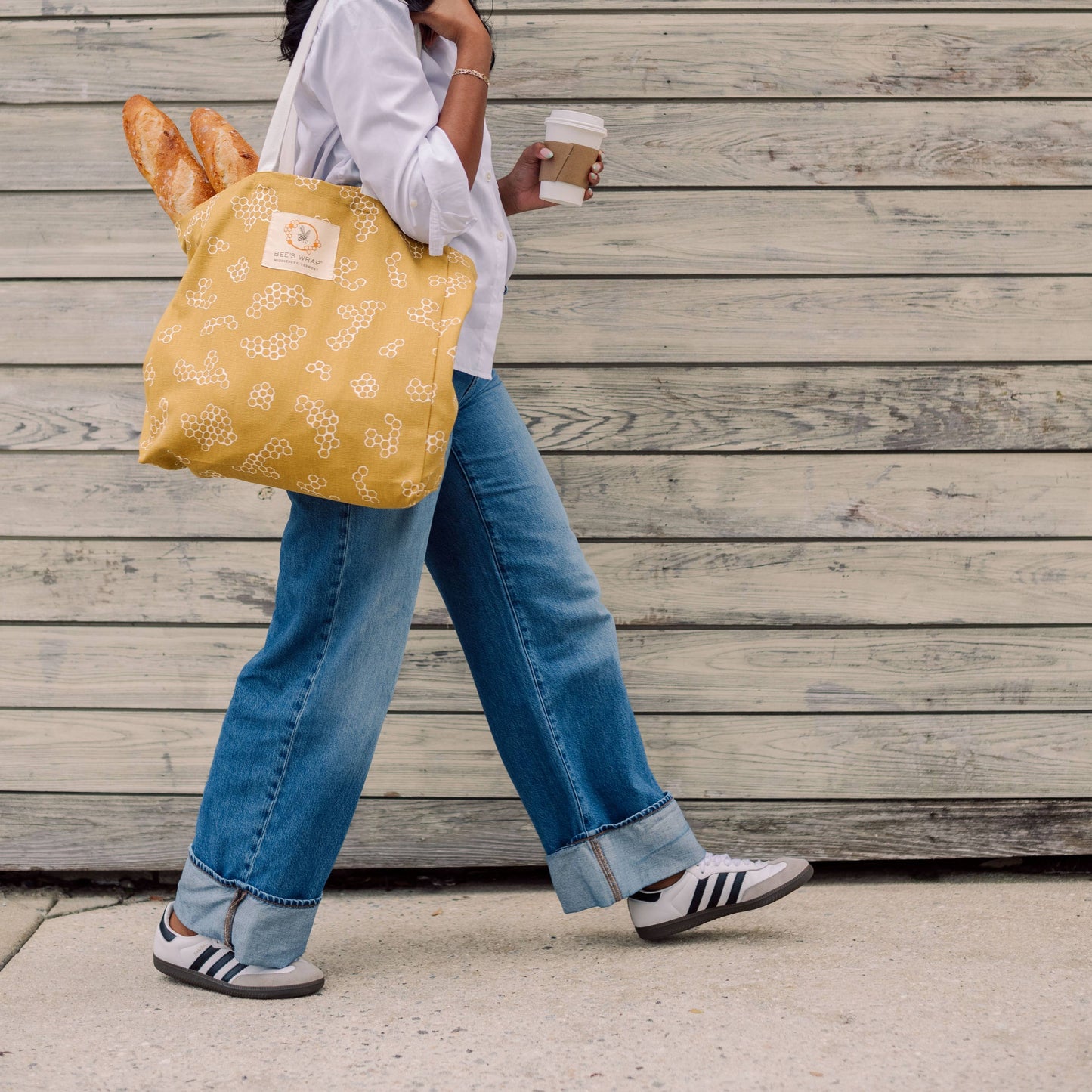 Reusable Market Tote - Honeycomb