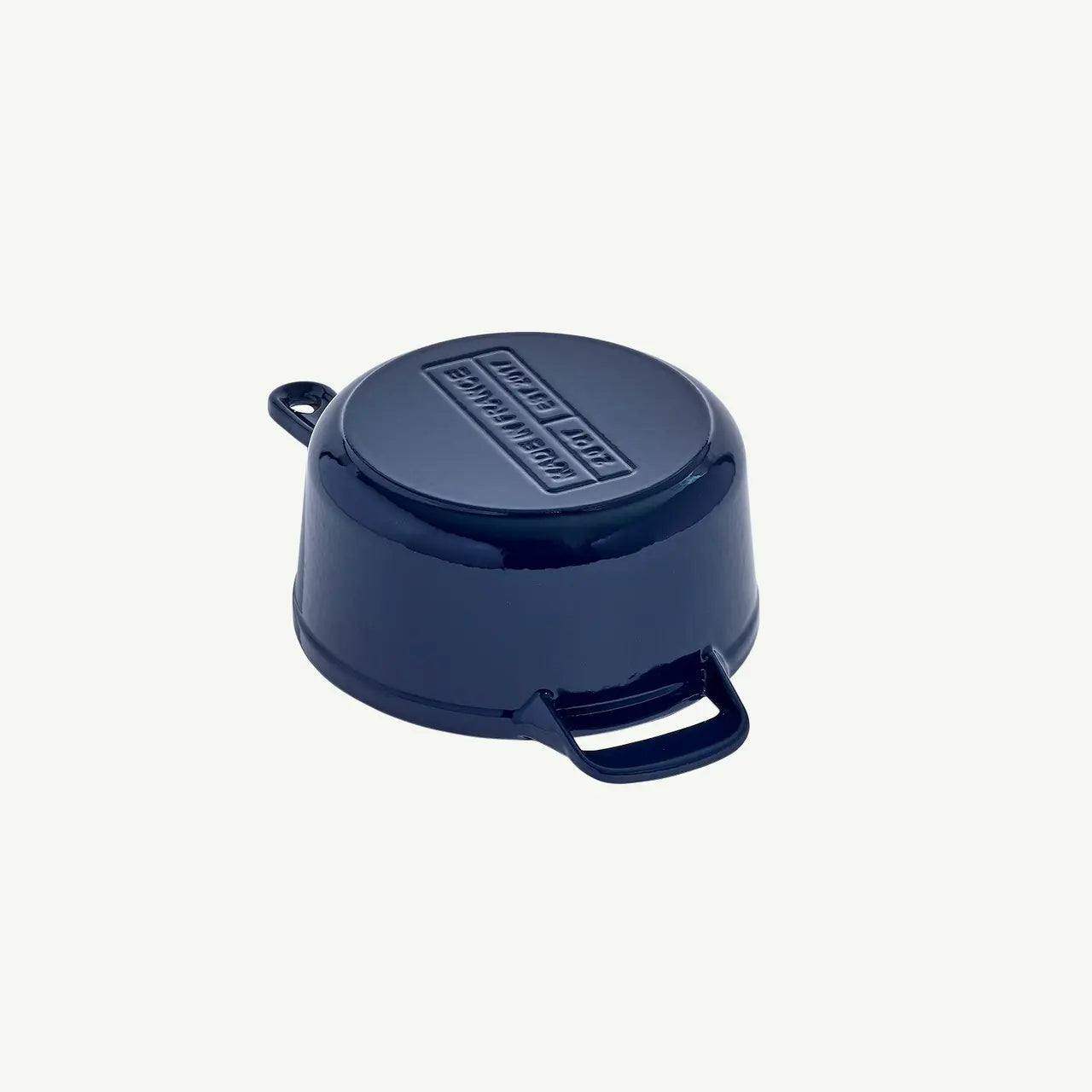 Enameled Cast Iron Saucepan - 2Qt Blue