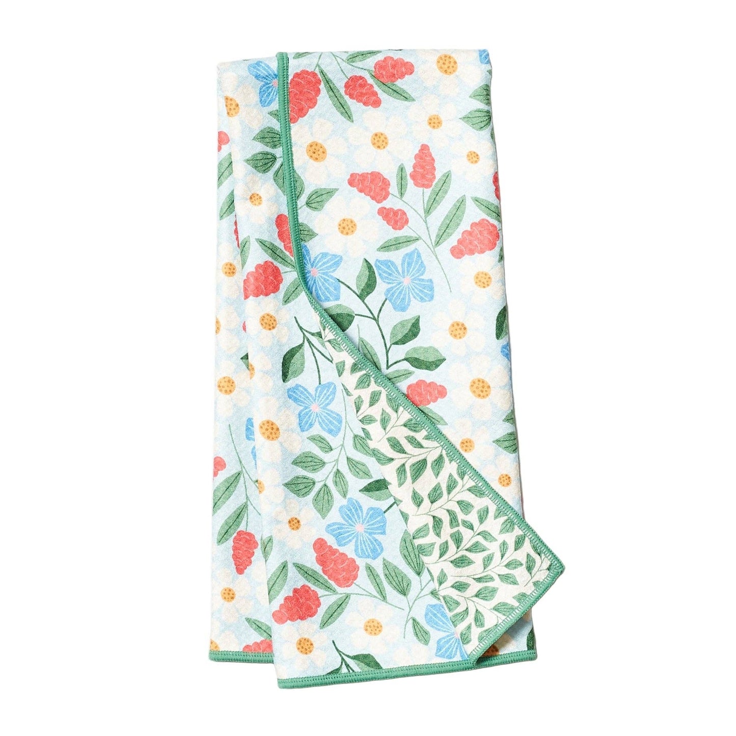 Anywhere Towel Reversible - RJW Garden Path: Water