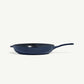 Enameled Cast Iron Skillet - Blue