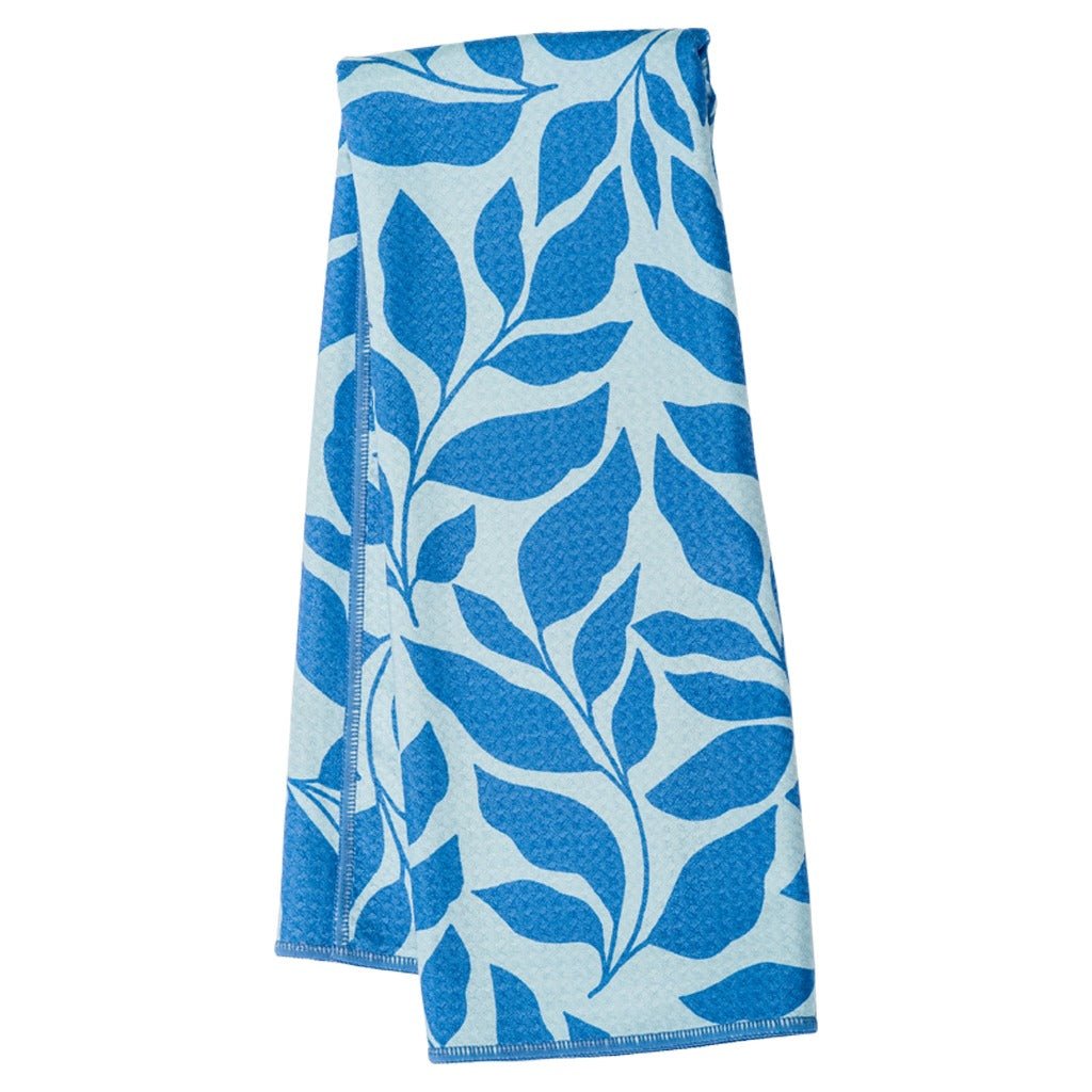 Anywhere Towel - Reversible - Nuthatch Cat Club: Blue