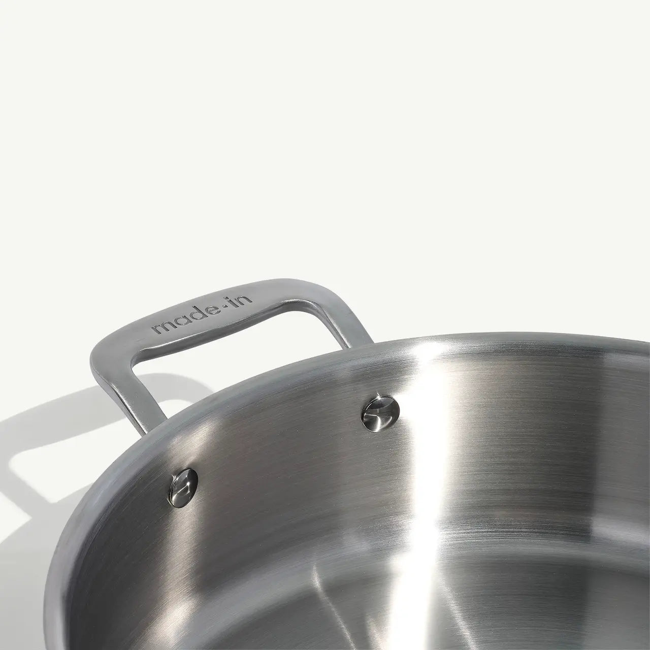 Stainless Clad Rondeau with Lid - 6 Qt