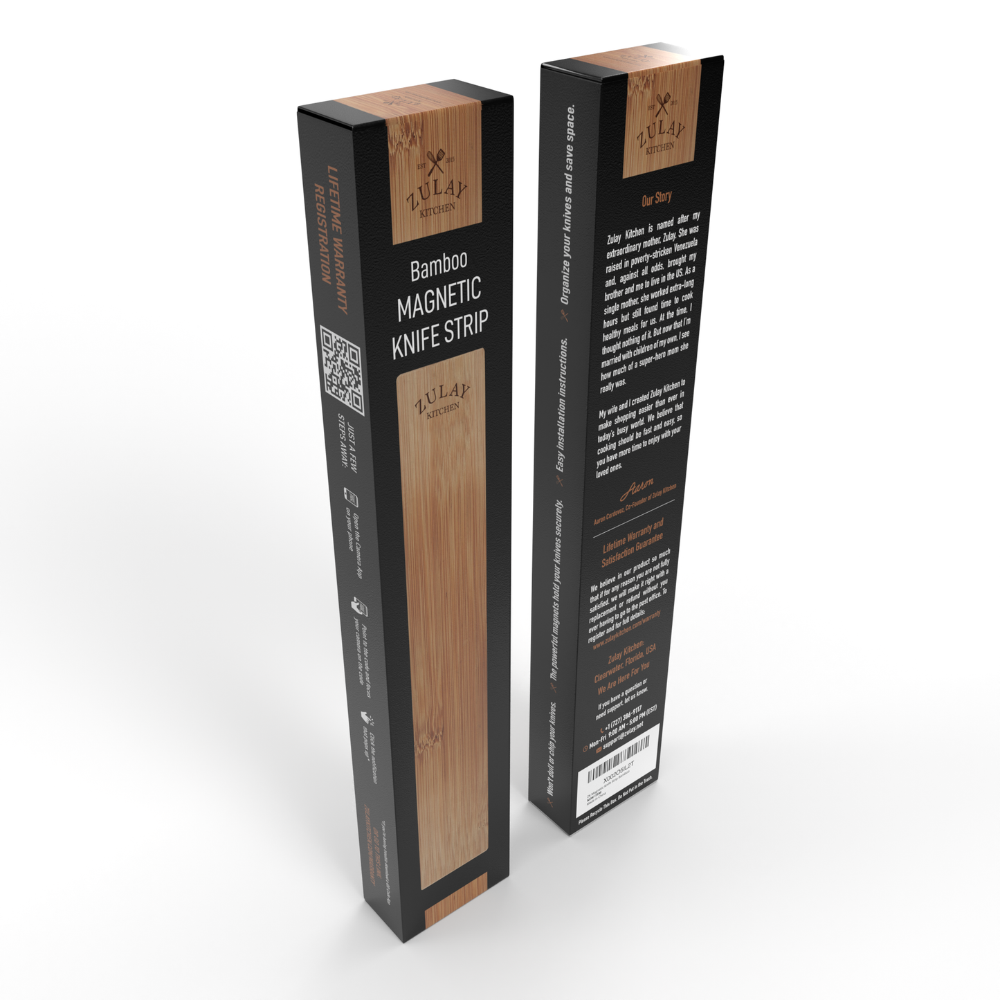 Magnetic Knife Holder - Acacia