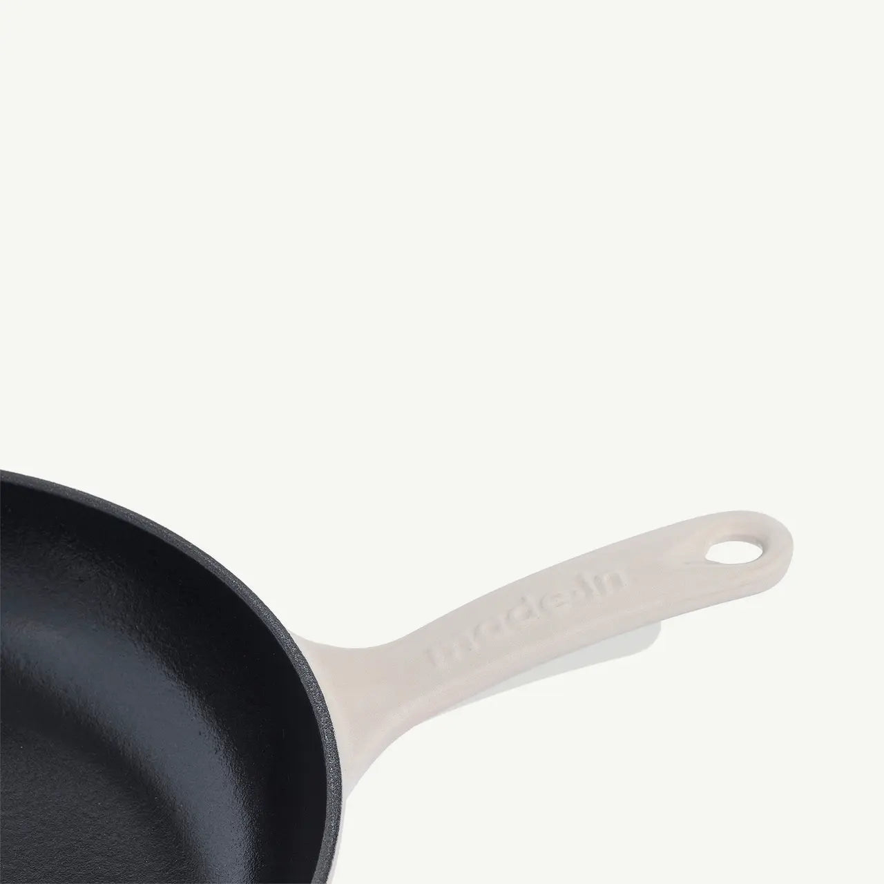 Enameled Cast Iron Skillet - White