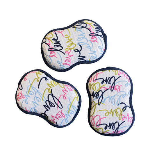 Reusable Sponges (Set of 3) - HGC Love: Multicolor