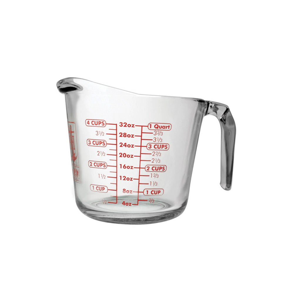 Glass Measuring Cup - 4 Cup – Toast & Table